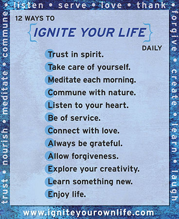 Daily Checklist for Igniting Your Life!